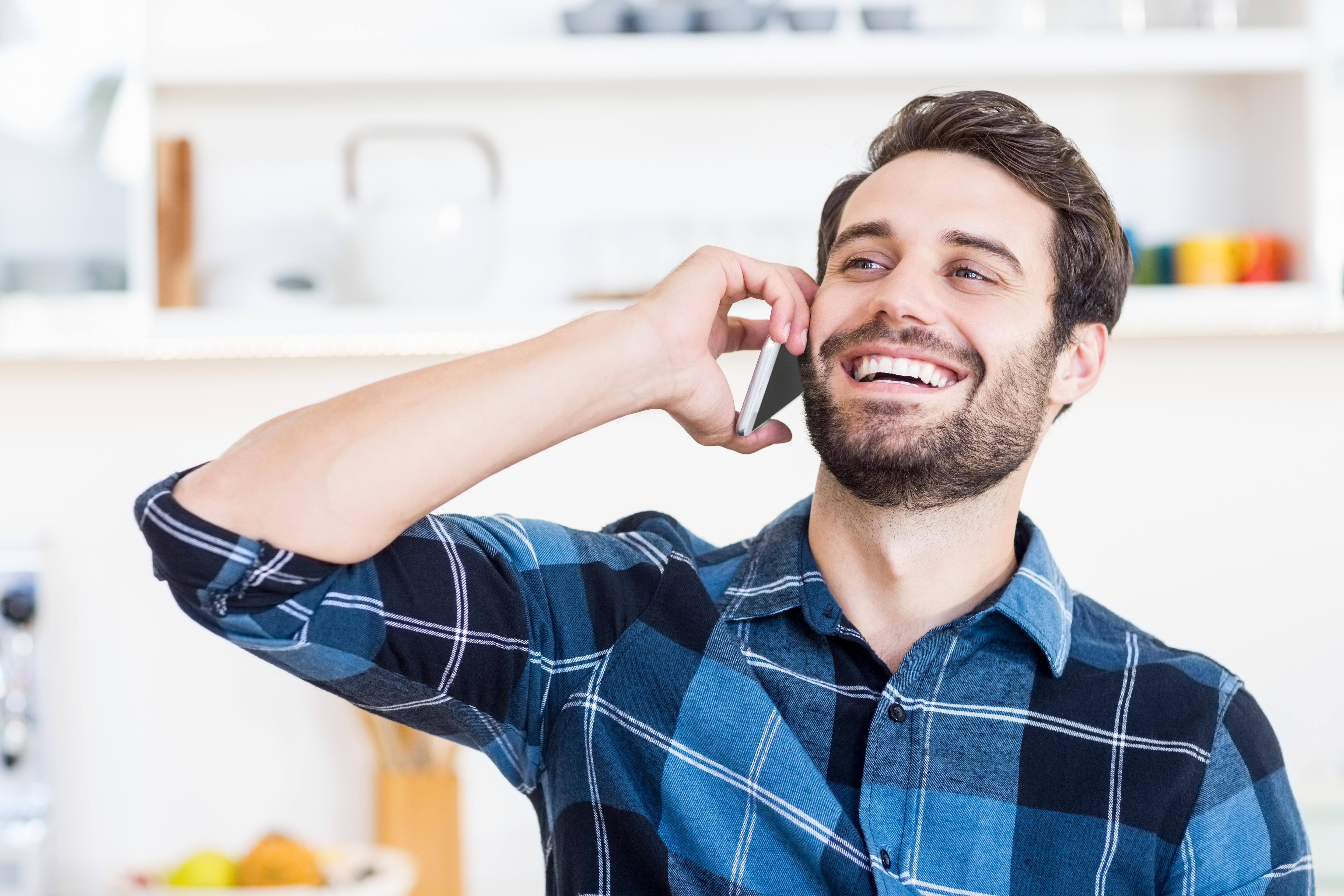 Man-On-Phone-Smiling